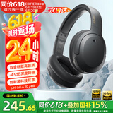漫步者（EDIFIER）【王一博代言】W820NB双金标主动降噪无线头戴式蓝牙耳机游戏音乐运动学生网课耳麦适用于安卓苹果 【升级版】雅典灰1