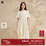 播流光气质连衣裙女2024夏季新款收腰优雅法式茶歇裙DDR2LD5781 O00晚纱 L