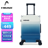 海德（HEAD）行李箱男铝框拉杆箱女24英寸密码箱旅行箱子国家地理
