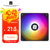 Thermalright(利民)  TL-C12C-S 黑色argb12cm机箱风扇 argb 风扇 支持神光同步 4PIN PWM 调速风扇