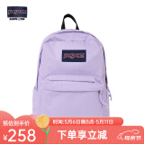 JANSPORT杰斯伯双肩包男旅行背书包电脑包女休闲学生校园情侣 4QUE5M9暮山紫/风信紫-隔层+侧袋