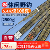 simago喜曼多鱼竿手竿超轻全能综合竿进口碳布5H28调鲫鲤鱼台钓竿3.6米