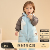 巴拉巴拉童婴儿连体羽绒服连体衣宝宝衣服冬哈衣爬服208424120202