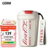 格沵（germ）可口可乐联名咖啡杯高颜值车载便携316杯子男女士大容量保温杯 白色【可口可乐联名】 390ml