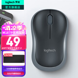 罗技（Logitech）M187P无线鼠标 办公鼠标（M185M186造型）笔记本电脑鼠标家用 Mac鼠标电池中小手小巧便携即插即用 黑色