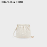 CHARLES&KEITH迷你菱格流浪包单肩包双肩包生日礼物CK2-60782390
