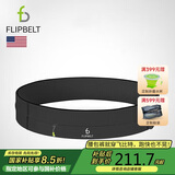 Flipbelt飞比特运动跑步腰包大容量马拉松登山骑行手机腰带拉链款酷碳灰XL