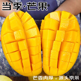 庾丰 海南应季新鲜芒果 整箱当季现摘孕妇热带水果大青 皮芒果 5斤装【单果约200g+】净果4.5斤