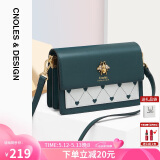 蔻一（Cnoles）包包女包牛皮百搭高级单肩斜挎小方包情人节520送女朋友礼物老婆