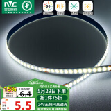 雷士（NVC）COB灯带24V低压灯条超亮10米装-正白光-182灯珠/米-需购低压电源
