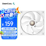 九州风神（DEEPCOOL）FT14机箱散热高性能风扇白(14025/FOC闭环控制电机/4PIN-PWM端子/四角包胶/5年质保）