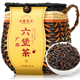 七春六堡茶叶黑茶2012年特级广西梧州产熟茶250g送父母老丈人长辈礼品