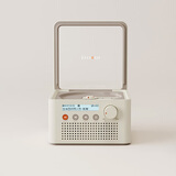 赛塔林（syitren）R200 CD机播放器复古CD播放机内置蓝牙音响音乐小饭盒 七夕情人节礼物 复古白