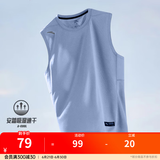 安踏（ANTA）速干背心丨男透气运动跑步2025夏季健身无袖上衣晨练服篮球坎肩 【健身升级款】蔚空蓝-5 L (175) 建议130-150斤
