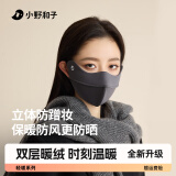 小野和子防晒口罩保暖面罩女秋冬季户外骑行护眼角3D立体口罩