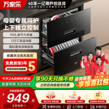 万家乐嵌入式消毒碗柜AD2 二星级双门双抽独立操控 远高温消毒中温烘干奶瓶碗筷餐具消毒碗柜家用 二星级 100L 双效杀菌AD2