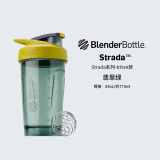 Blender Bottle 蛋白粉摇摇杯运动水杯 大容量塑料杯子带刻度健身便携搅拌杯礼物 Strada款Tritan翡翠710ml