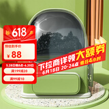 喵先生猫包外出大号宠物包太空舱猫咪背包便携包猫狗双肩包猫包车载箱包 迷森绿
