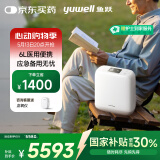 鱼跃(yuwell)医用便携制氧机户外吸氧旅游高原车载制氧机充电Spirit-6