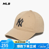 MLB帽子男女软顶棒球帽虞书欣明星同款运动鸭舌帽3ACP6601N-50SAS-F