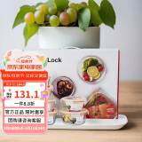 乐扣乐扣（LOCK&LOCK）耐热玻璃保鲜盒微波炉饭盒上班族便当盒学生水果饭菜餐盒6件套