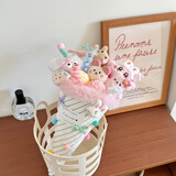 京东鲜花卡通冰淇淋玩偶花束成品生日礼物送女生朋友闺蜜小众高级感创意