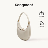 Songmont山下有松松月系列月弯包设计师月牙包秋冬单肩腋下包 茯苓白 现货