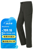mont·bell 户外男款四季中厚徒步露营登山防风防泼水舒适运动长裤 1105673 深碳色 DKCH M