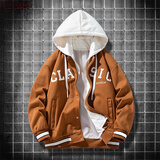 宾克莱 秋季休闲外套男潮流工装夹克男士棒球服潮流上衣男士工装秋冬季 焦糖 L (145-160斤)