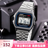 卡西欧（CASIO）手表 小春同款 情侣经典复古小方块 时尚学生表小金表520礼物 A159WA-N1D  小春同款