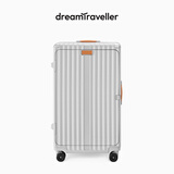 梦旅者（Dream traveller）大容量行李箱万向轮多功能拉杆箱侧开盖旅行箱男女 26英寸大象灰