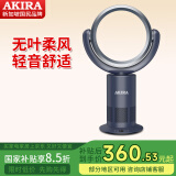 爱家乐新加坡爱家乐（AKIRA）无叶风扇空气循环扇家用落地扇遥控台地扇儿童电风扇安全新款触屏 蓝灰色FS103