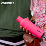 CORKCICLE.高颜值保温杯男女士大容量车载不锈钢保冷水杯礼物玫粉色475ml