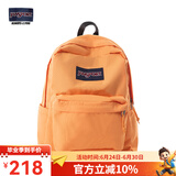 JANSPORT杰斯伯双肩包女学生旅行包26L旅行轻便透气书包男背包 4QUTGM5奶昔橘