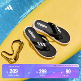adidas COMFORT FLIP拖鞋人字拖男女阿迪达斯官方轻运动EG2069 黑色/白色 43 (265mm)