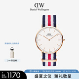 丹尼尔惠灵顿（DanielWellington）DW手表北欧风简约男士腕表尼龙带石英表父亲节礼物DW00100002