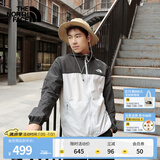 北面（The North Face）防风夹克防晒服男薄风衣舒适耐穿防泼溅24春季上新|8AUS AZ5/灰黑色 2XL /185
