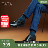 他她（TATA）商务正装鞋男士皮鞋西装男鞋结婚新郎鞋真皮德比鞋DSCN3A 黑色（绒里） 44