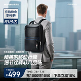博牌双肩包头层牛皮商务背包15吋上班电脑包旅行书包节日礼物送老公