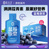 宁安堡杞小养蓝莓原浆不添加花青素蓝莓汁沙棘汁VC原液 团购送礼送长辈 蓝莓原浆1.8L礼盒【60袋】