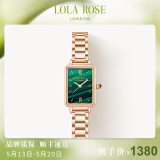 LOLA ROSE罗拉玫瑰经典小绿表手表女表女士手表生日礼物节日礼物送女友 LR4301-钢带小绿表