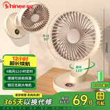 赛亿（Shinee）蓄电款桌面USB风宝小风扇/小台扇/电风扇/户外便携风扇/空气循环扇4000毫安