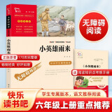小英雄雨来 经典红色系列 快乐读书吧小学六年级上册阅读小学四年级推荐阅读中小学生革命传统教育读本