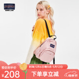 JANSPORT杰斯伯双肩包妈咪包迷你双肩包潮人女ins小包TDH6 7N8 蜜蜡粉