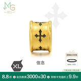 周生生王安宇同款 信念黄金转运珠 足金XL串珠 86640C定价 信念