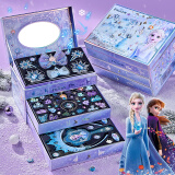 迪士尼（Disney）儿童玩具艾莎公主串珠DIY手工女孩生日礼物音乐盒冰雪奇缘首饰盒