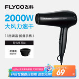 飞科（FLYCO）电吹风机家用便携冷热风护发速干吹风筒2000w大功率FH6231