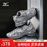 美津浓（MIZUNO）【RACER S】软底轻便运动跑步鞋男女同款缓震透气休闲慢跑鞋 24/野鸽灰 39 (250mm)