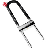 梅花（BLOSSOM）玻璃门锁C级锁芯双开门锁 抗剪u型锁防盗锁具 摩托车锁800-602