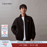 Calvin Klein Jeans夏季男女情侣中性简约ck刺绣户外休闲单夹克外套J400284 BEH-太空黑 M